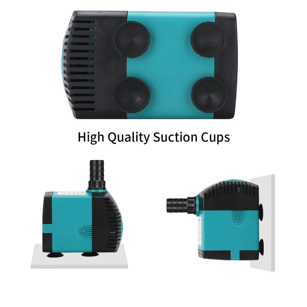 Submersible Aquarium Water Pump with Adjustable Flow