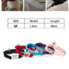 Heart-Shaped Velvet Cat Collar with Bell