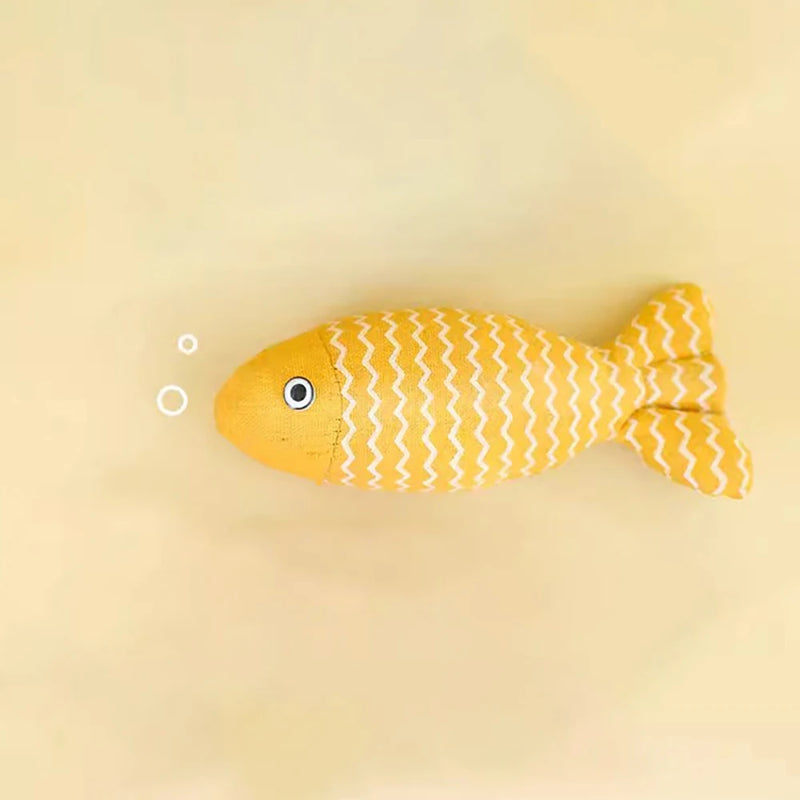 Katzenminze-Fisch-Kratzspielzeug