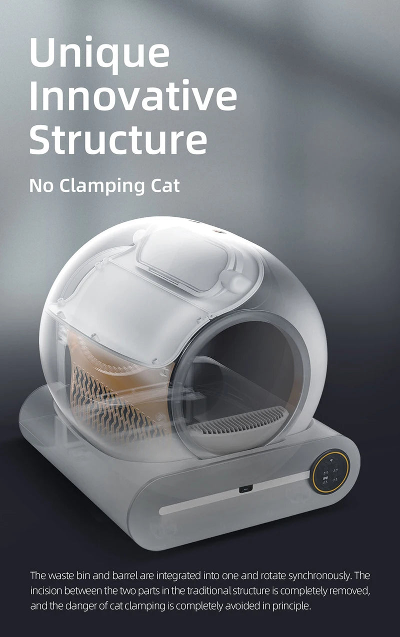 65L Automatische Smart Katzentoilette mit Selbstreinigung