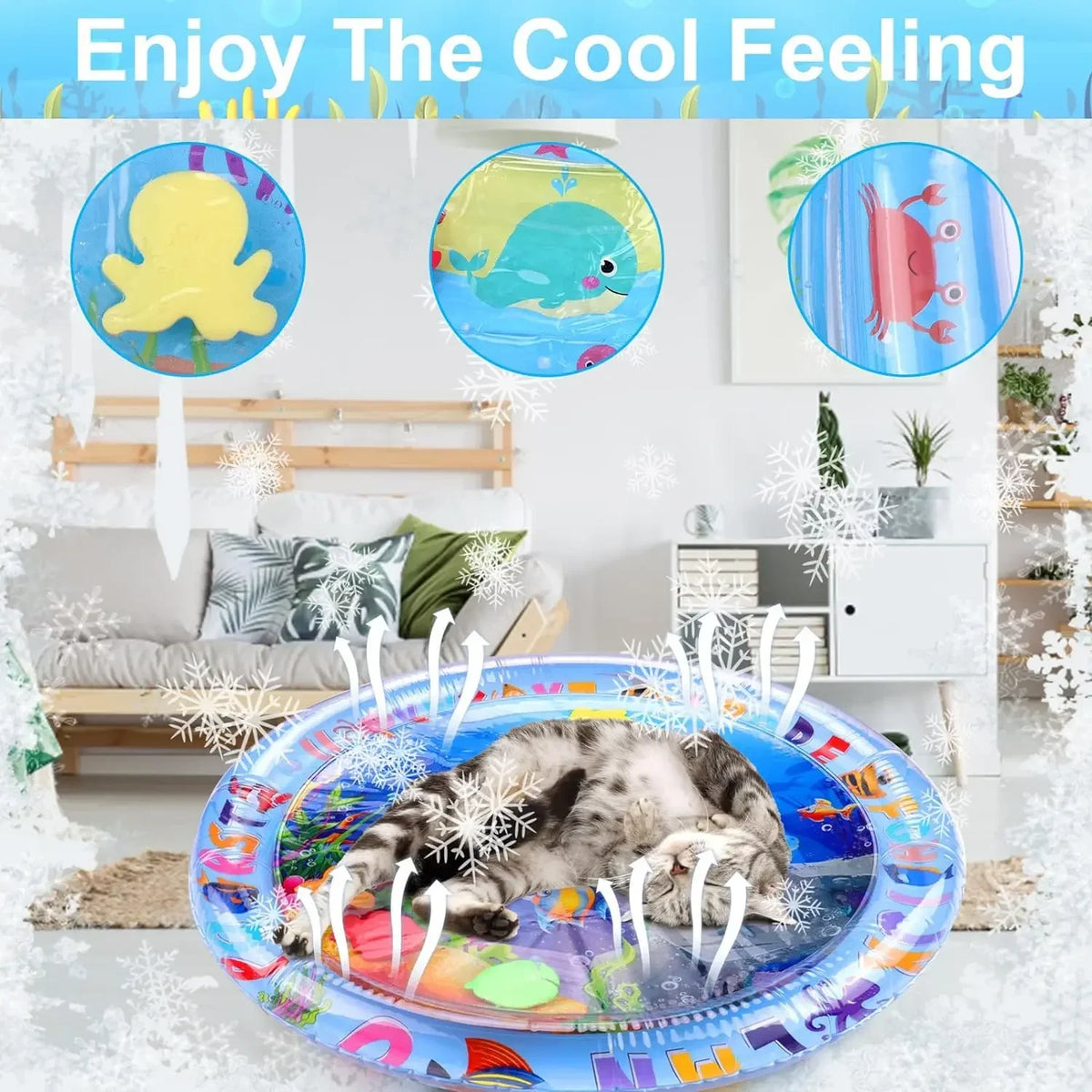 Interactive Water Play Mat for Cats & Small Dogs