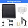 Solar Powered Pond Aerator with Battery Backup
