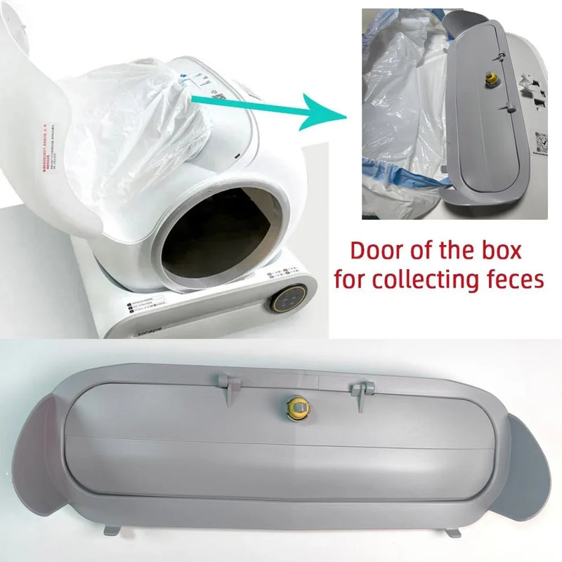 Litter Box Filter Bin Door and Bottom Bracket