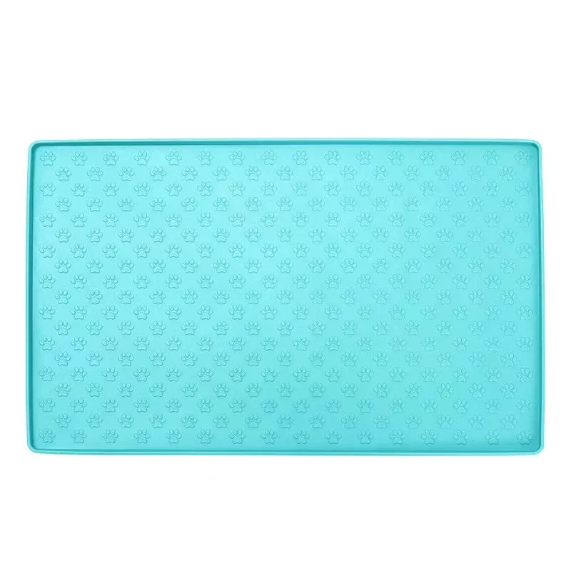 Alfombrilla de Silicona Impermeable para Alimentación de Mascotas