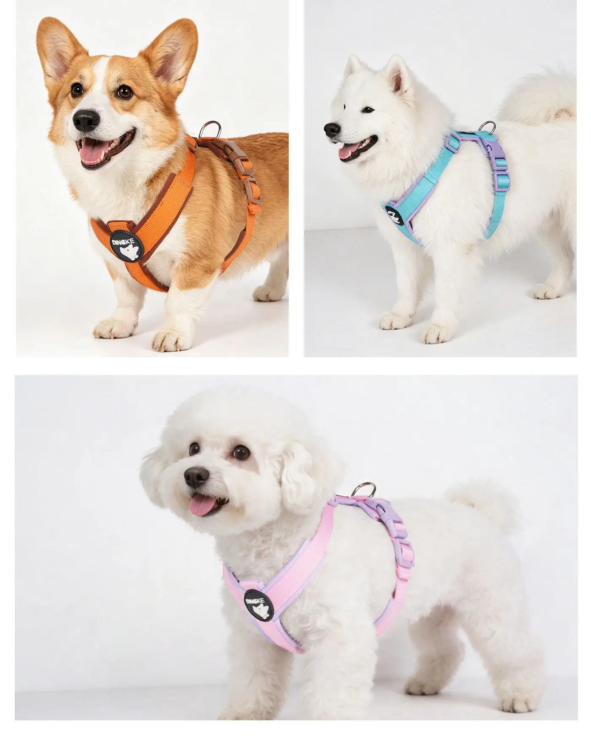 No-Pull Dog Harness with Reflective Strips
