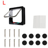 Pet Door with 4-Way Lock for Cats and Dogs - Secure, Weatherproof Flap