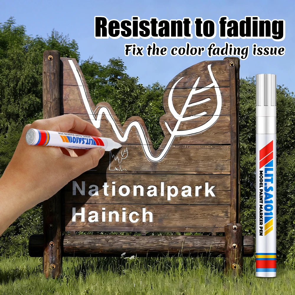 Permanent Stone Touch-Up Paint Pen for Rock, Ceramic, and Mug DIY