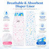 Soft Breathable Disposable Diapers for Dogs - 40 Pack