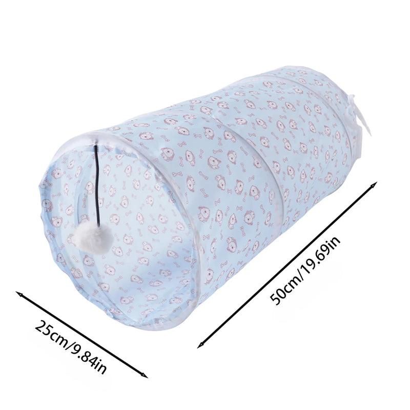 Foldable Interactive Cat Tunnel Toy