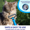 Brosse de toilettage anti-démêlage à double face pour animaux