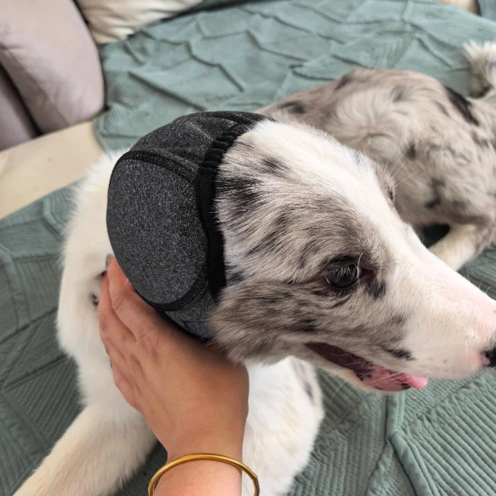Dog Noise Reduction Ear Muffs with Waterproof Headgear