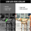 Wiederaufladbare LED-Hundehalsband für Nachtsicherheit