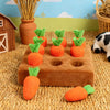 Interactive Snuffle Mat for Dogs with Carrot Toys