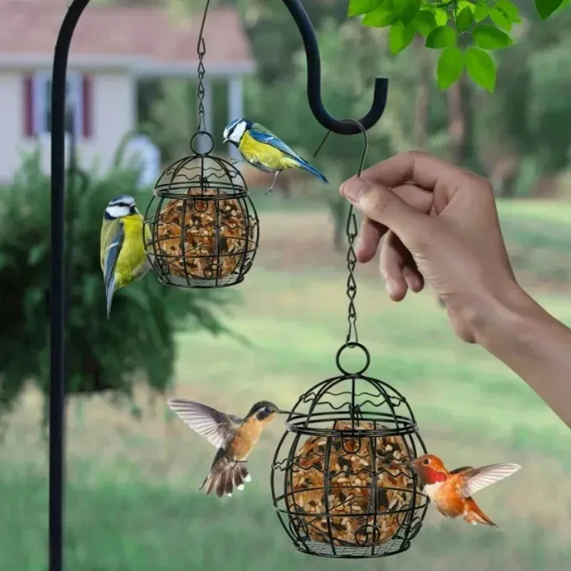 Hanging Metal Bird Feeder with Hook