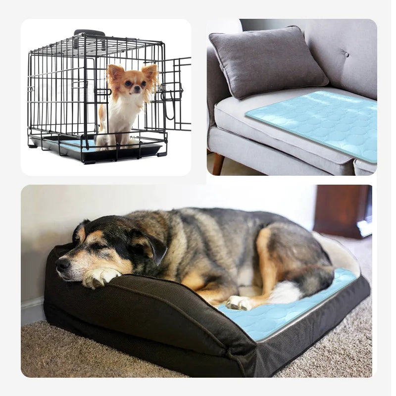 Coussin de lit auto-refroidissant pour animaux