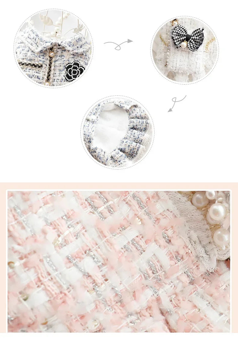 Winter Princess Pet Dress - Luxury Costume