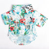 Hawaiian Leaf Print Summer Shirt for Small Dogs & Cats