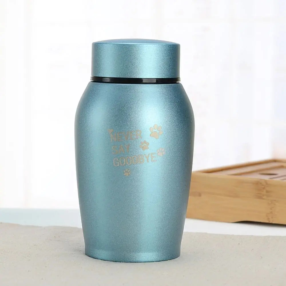 Pet Memorial Ashes Storage Box with Paw Print Lid