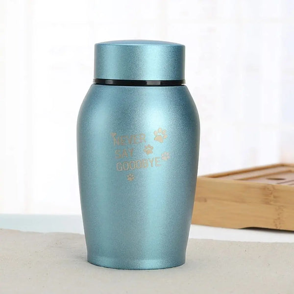 Pet Memorial Ashes Storage Box with Paw Print Lid