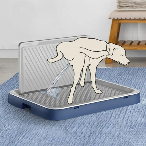 Entrenador de Orina para Perros con Rejilla Antisalpicaduras