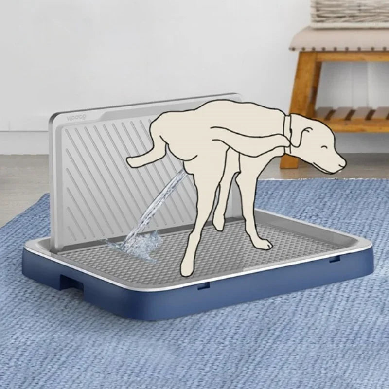 Entrenador de Orina para Perros con Rejilla Antisalpicaduras