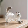 Transparent Pet Hair Keepsake Charm for Keys