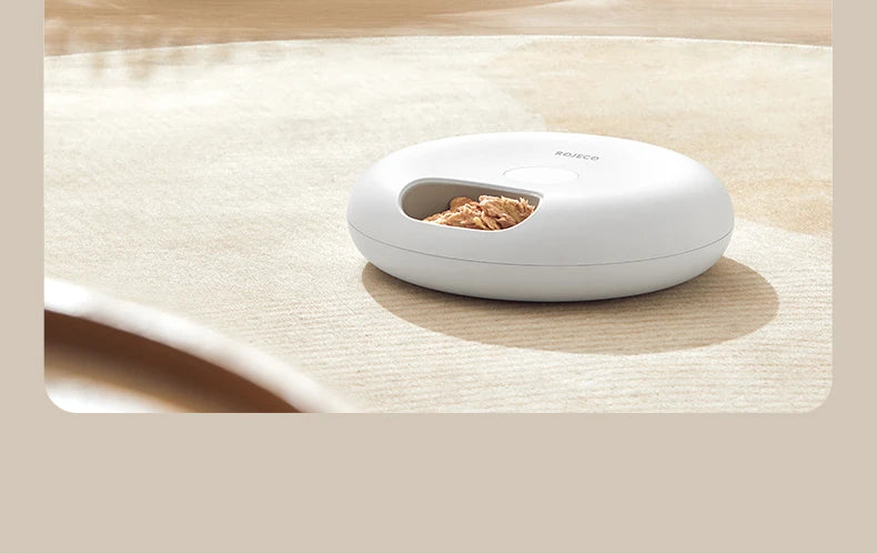 Dispensador automático de comida para mascotas con 6 compartimentos y packs de hielo