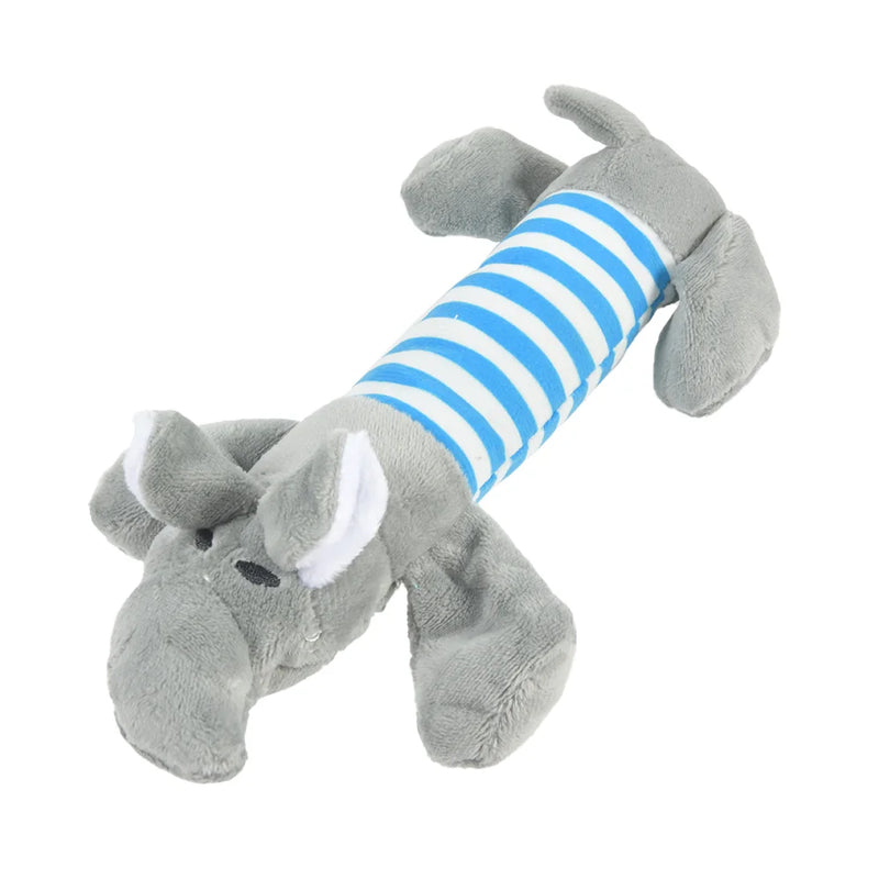 Jouet en peluche doux pour dinosaure, idéal pour les petites races de chiens