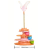Interactive Cat Toy Tower with Turntable, Track, and Feather Balls