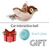 Rechargeable Chirping Bird Cat Toy with Catnip