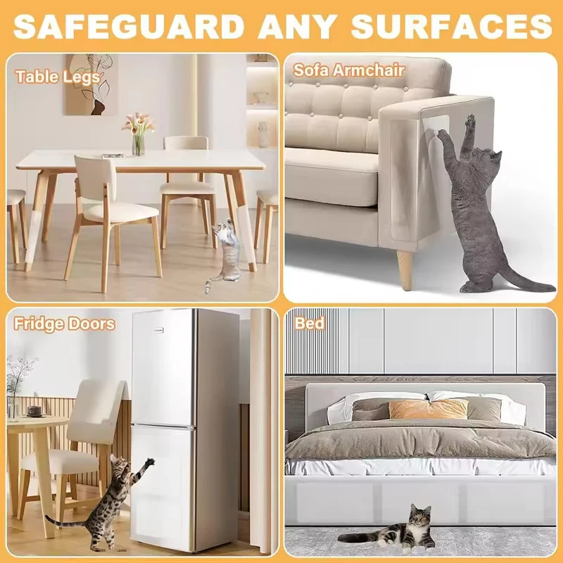 Ruban Anti-Griffures Transparent pour Chats