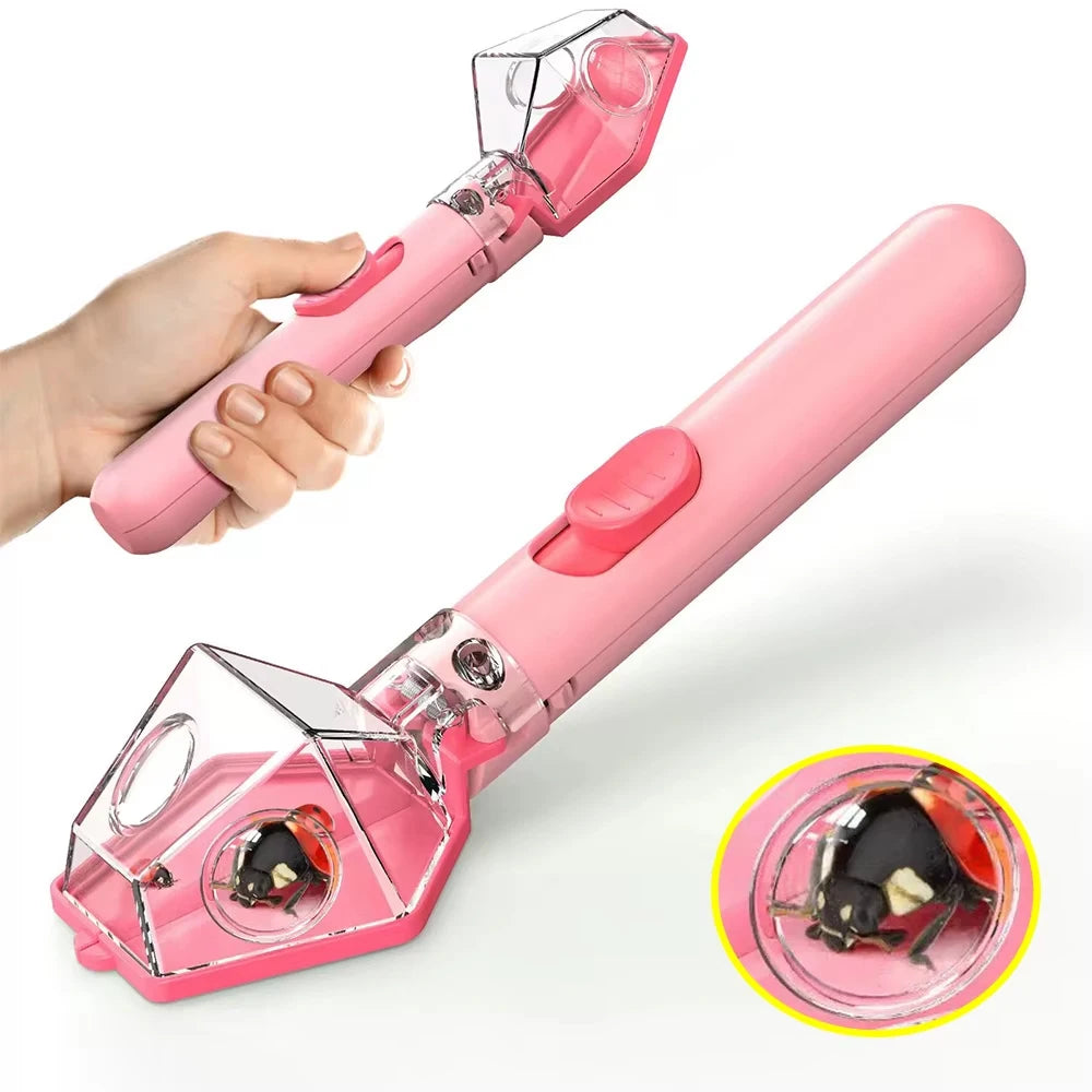 Portable Handheld Bug Catcher with Gentle Release Mechanism