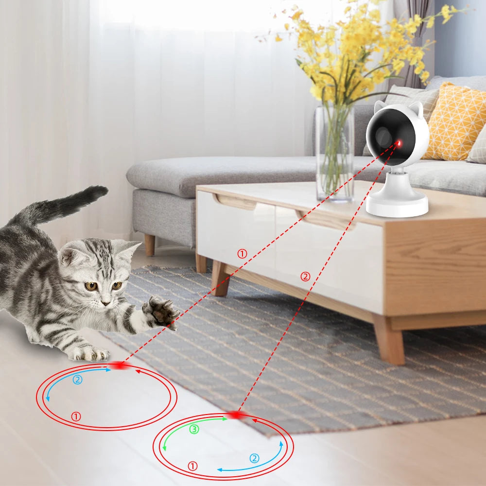 Automatic Laser Cat Toy with Motion-Activated Play