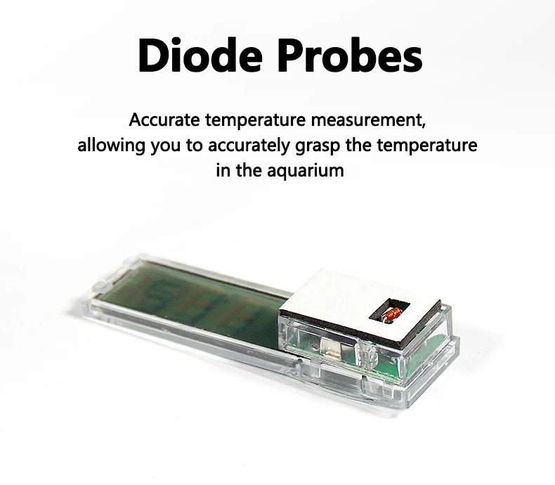 Aquarium-Thermometer mit 3D-LED-Display