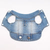Classic Denim Dog Jacket with Harness and Leash Ring