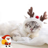 Christmas Pet Hat and Bandana Set for Cats and Small Dogs