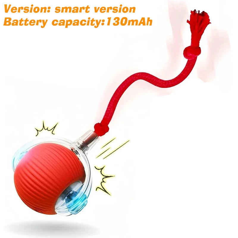 Interactive Rolling Cat Toy Ball with Smart Obstacle Avoidance
