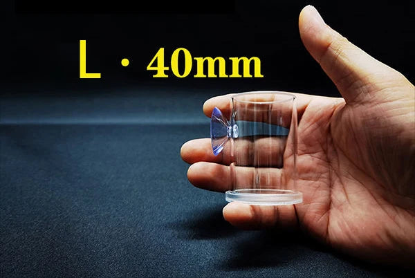 Clear Acrylic Aquarium Feeding Cup Ring Anti-drift Betta Fish Feeder
