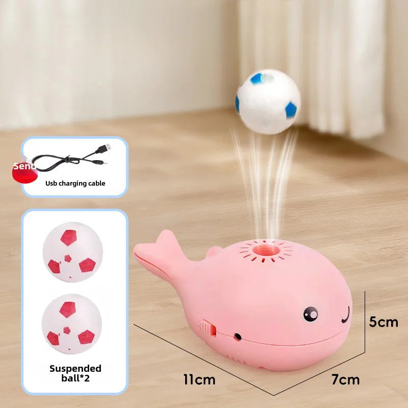 Interaktives USB-Katzenspielzeug mit schwebendem Ball & Lüfter