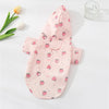Cartoon Printed Waterproof Dog Raincoat