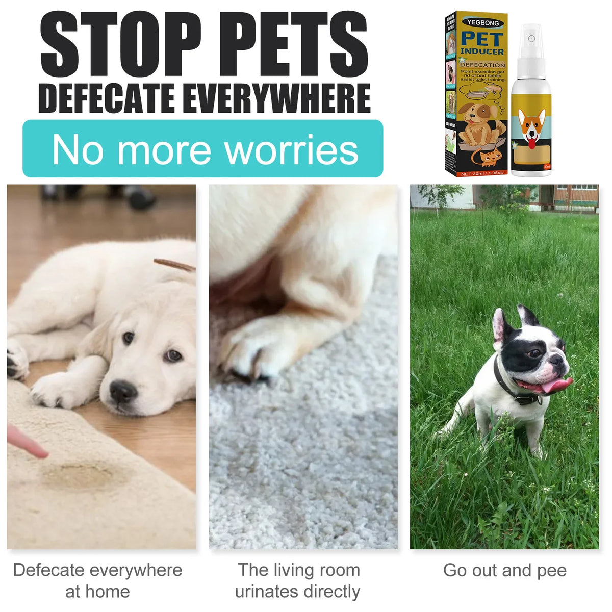 Pet Potty Training Spray for Dogs and Cats