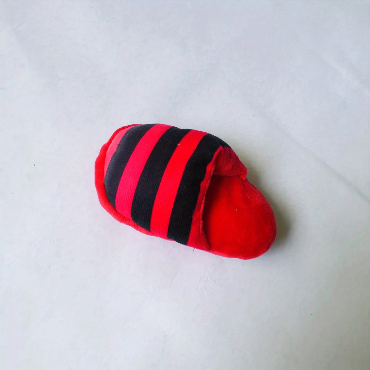 Cartoon Slipper Plush Squeaky Dog Chew Toy