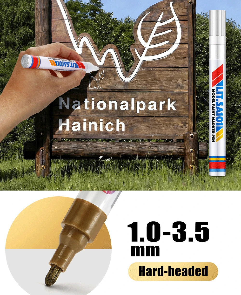Permanent Stone Touch-Up Paint Pen for Rock, Ceramic, and Mug DIY