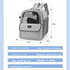Large Capacity Breathable Pet Carrier Backpack for Dogs and Cats