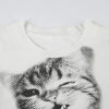 Top Crop con Estampado Animal