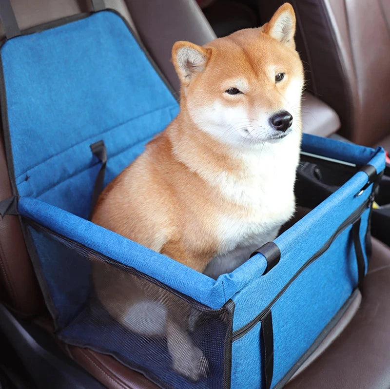 Siège Auto pour Animaux avec Pochette de Rangement