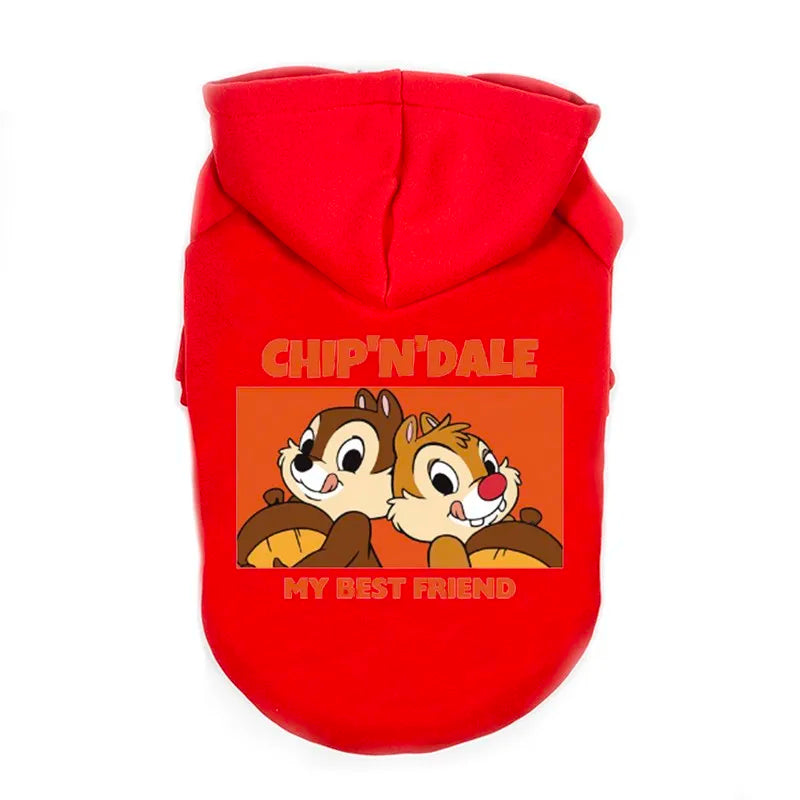 هودي كلب شتوي من ديزني معطف كرتوني دافئ