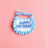 Happy Birthday Pet Party Hat and Bib Set