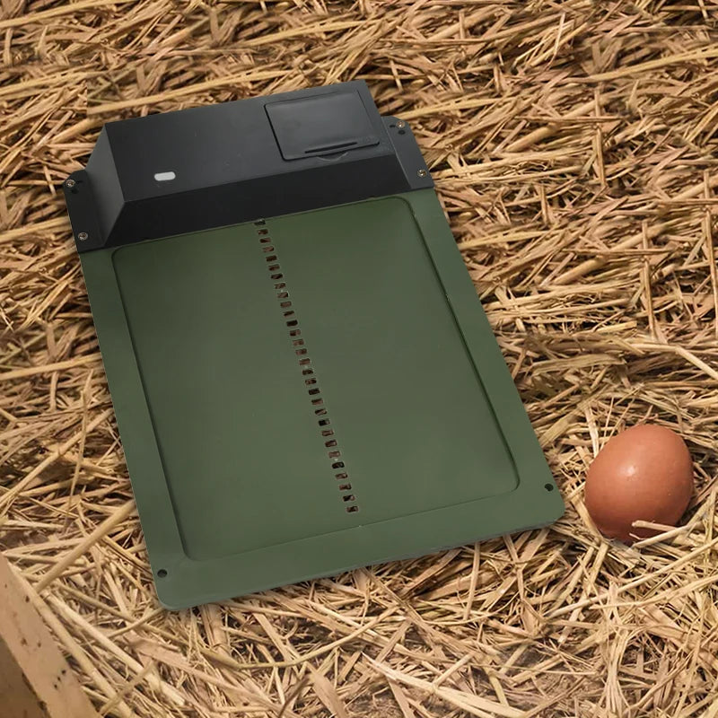 Battery-Powered Automatic Chicken Coop Door Opener with Light Sensor