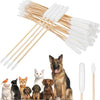 Extra-Long Double-Tipped Cotton Swabs for Pet Ear Care